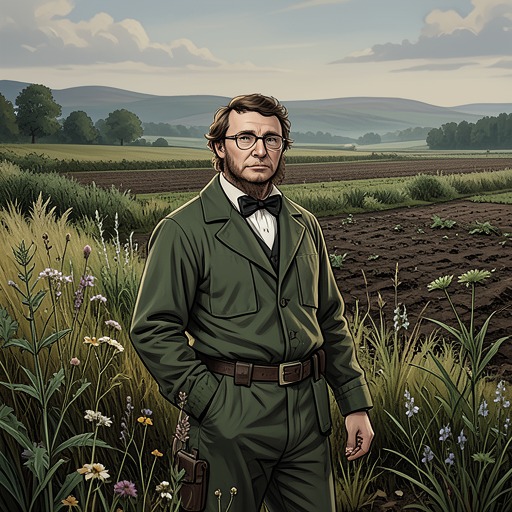The Bean Field’s Living Neighbors from "Walden". This flow traces the emotional and ethical shift by which Thoreau’s cultivated field becomes a shared habitat rather than a private possession.