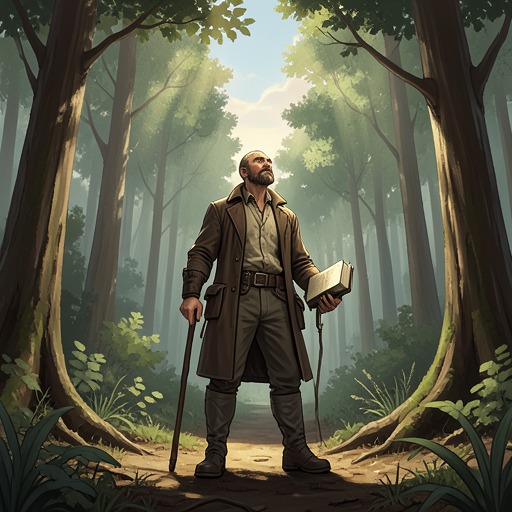 Nature’s Language and the Seer from "Walden". This flow traces Thoreau’s movement from written knowledge toward direct, alert reading of the natural world.