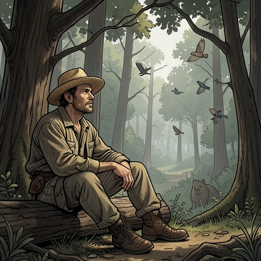 From Observation to Ethical Restraint from "Walden". This flow traces how close attention to animals, landscapes, and ordinary events gradually alters Thoreau’s sense of what humans should take from nature.