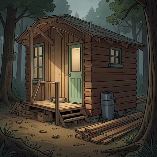 The Cabin and Its Making from "Walden". This flow follows Thoreau’s hands-on construction of a home as both a practical achievement and a critique of divided labor.