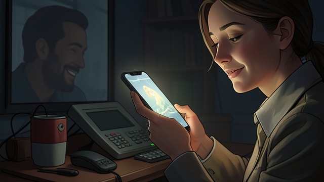 The Emotional Lifeline from "Love Virtually". Absence Becomes Evidence Happiness tied to messages Emmi Rothner admits that emails from Leo Leike make her happy and that their absence makes her unhappy.