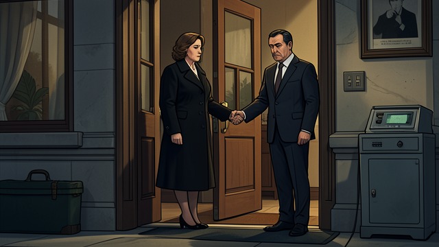 The Funeral Reunion from "Love Virtually". Shared Grief A familiar confidante Marlene attends the funeral because she knew Leo Leike’s mother and can help him approach his family history.