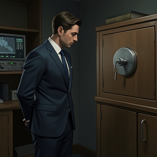 Locks and Emotional Restraint from "Love Virtually". This thread follows Leo Leike’s reliance on reason to contain his feelings and Emmi Rothner’s challenge to the safety of keeping those feelings locked away.