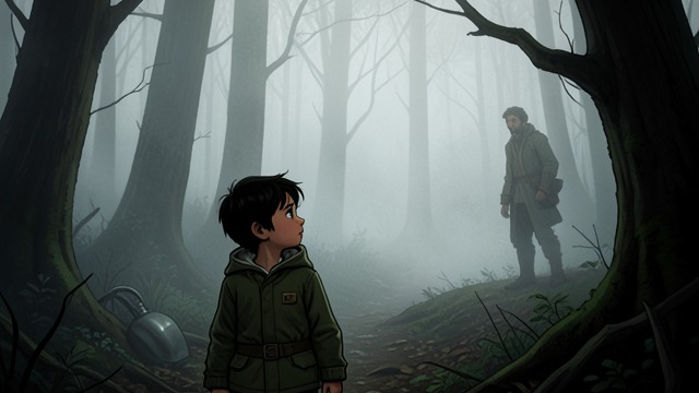 The Child in the Vision from "Nine Perfect Strangers". A Message Refused The younger figure Lars repeatedly sees a dark-haired boy who asks him to follow.