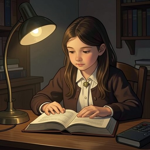 Schoolwork in Confinement from "Diary of Anne Frank". This flow follows Anne’s effort to preserve learning, develop her interests, and imagine a life beyond the Annex.