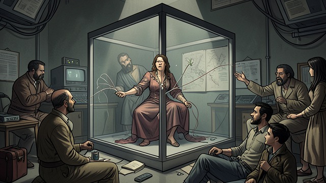The Cube’s Borrowed Lives from "The Rook". The Cube’s Borrowed Lives Sensation overwhelms identity Inside the flesh cube, Myfanwy receives the accumulated sensations of the people incorporated into it.