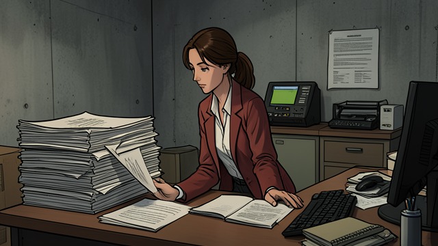 A Paperwork Specialist from "The Rook". A Paperwork Specialist Competence outside combat The former Myfanwy rises through the Checquy because she understands budgets, systems, and personnel.