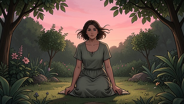 The Girl Who Loves Morning from "Antigone". The Girl Who Loves Morning Attention to life Antigone notices the sleeping garden and the changing color of the dawn.