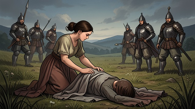 A Private Burial Discovered from "Antigone". A Private Burial Discovered The act becomes visible The guards catch Antigone covering Polynices in daylight.