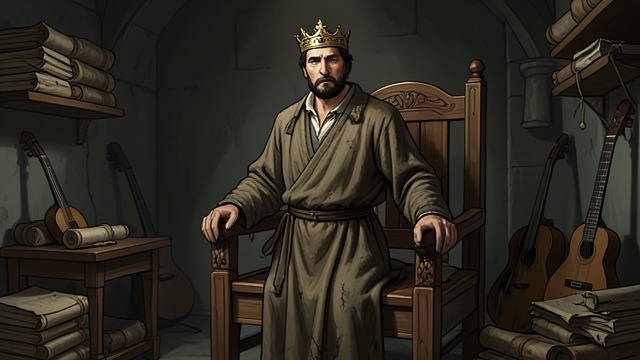 The Scholar Becomes King from "Antigone". The Scholar Becomes King A changed life Creon abandons music, manuscripts, and antiquities to take the throne.