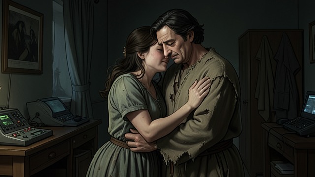 The Farewell from "Antigone". The Farewell A last embrace Antigone asks Haemon to hold her tightly and imagines their unborn son.