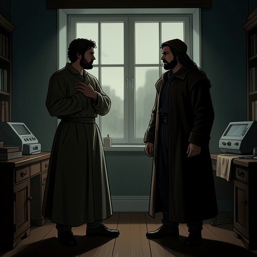 Antigone and Haemon from "Antigone". This thread follows the lovers from an unexpected engagement through Antigone’s farewell and Haemon’s fatal loyalty.