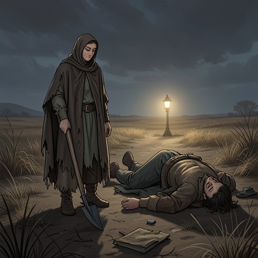 The Burial of Polynices from "Antigone". This thread traces the contested burial from Creon’s prohibition through Antigone’s repeated rites and the continuing uncertainty of justice.