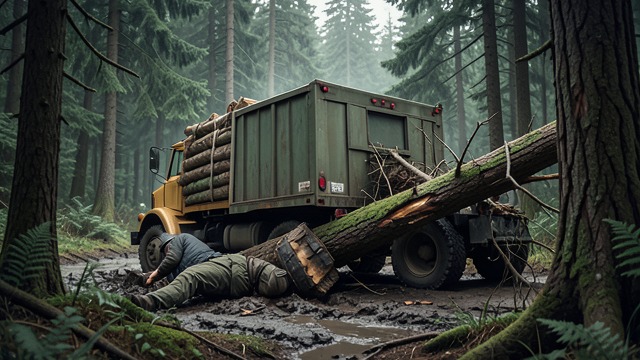 A Body Disappears in the Forest from "A Man". The Fatal Limit Hara’s death Hara dies in a logging accident while living under Daisuké’s name.
