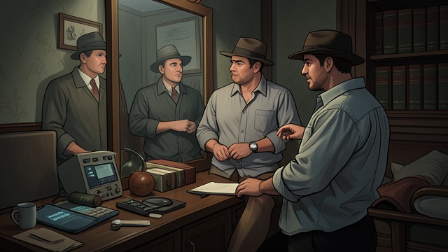 A Mirror at Home from "A Man". A Father’s Double A question from Sota Sota asks whether Kido could distinguish him from an identical double.