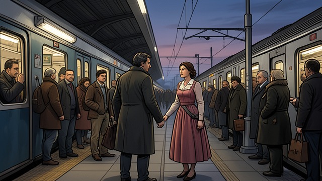 The Reunion in Nagoya from "A Man". An Apology at Last A meeting arranged Misuzu insists that Daisuké should apologize in person. He reluctantly agrees to meet her in Nagoya.