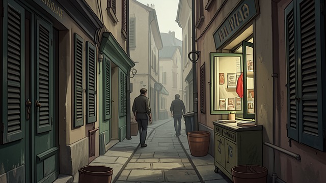 A Fading Main Street from "A Man". The Showa Burial Mound A shrinking town Businesses along Mera Road close as Town S ages and loses residents.