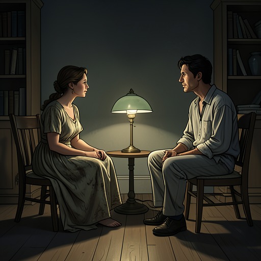 The Mother and the Son Who Reads from "A Man". Rié and Yuto move from guarded silence toward mutual understanding through grief, a difficult disclosure, and Yuto’s literature.