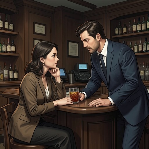 Misuzu and Kyoichi’s Strained Connection from "A Man". Kyoichi uses the search for Daisuké to remain close to Misuzu, whose refusal and eventual departure expose the self-serving motive beneath his concern.