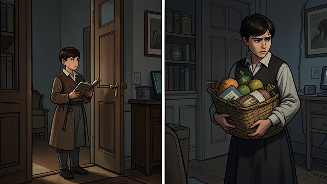 A Boy Learns Too Late About Theft from "Aesop's Fables". A Small Wrong Encouraged The First Theft A boy steals a schoolbook and brings it home.