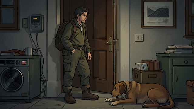 The Dog Waits for Its Master from "Aesop's Fables". A Misplaced Accusation The Traveler’s Impatience A Traveler sees a Dog stretching at the door and sharply asks why it is delaying the journey.