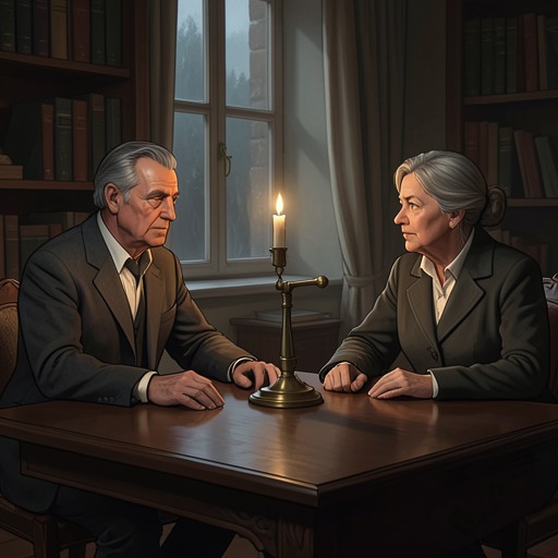 The Carreras’ Unhappy Marriage from "The Hummingbird". This family arc traces how Probo and Letizia preserve a failed marriage, transfer its tensions to their children, and finally confront illness together.
