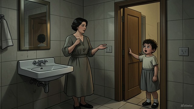 The Bath and the Attack from "Chanson douce". The Final Routine Familiar words Louise calls the children to bathe, repeating an ordinary instruction from their life together.