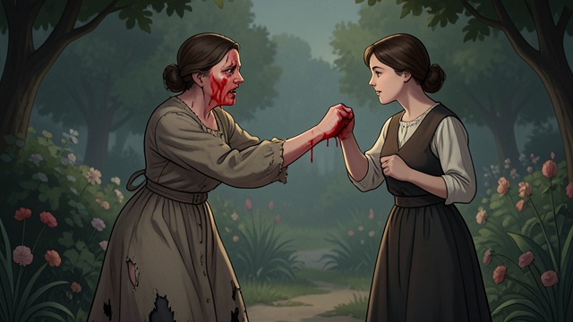 Louise’s Beating from "Chanson douce". Violence at Home Anger turns physical On the way home, Louise’s resentment at Stéphanie’s apparent indifference builds.