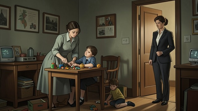 A Home Prepared for Judgment from "Chanson douce". Respectability on Display Cleaning for candidates Myriam and Paul arrange their small apartment and ask Mila to put away toys.