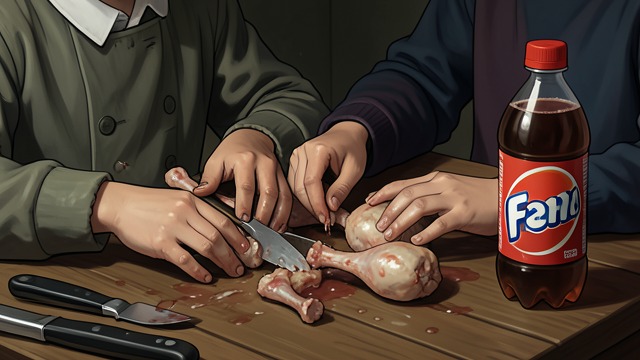 Children at the Table from "Chanson douce". A Lesson in Eating A strange game Mila later explains that Louise let the children scrape the chicken bones with their fingers and drink Fanta so they would…