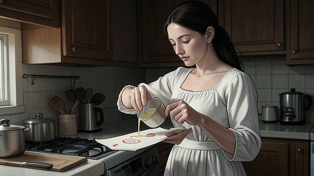 A Habit of Saving from "Chanson douce". Nothing Should Be Wasted Small leftovers preserved Louise stores tiny portions of food, scrapes containers, and studies discount leaflets.