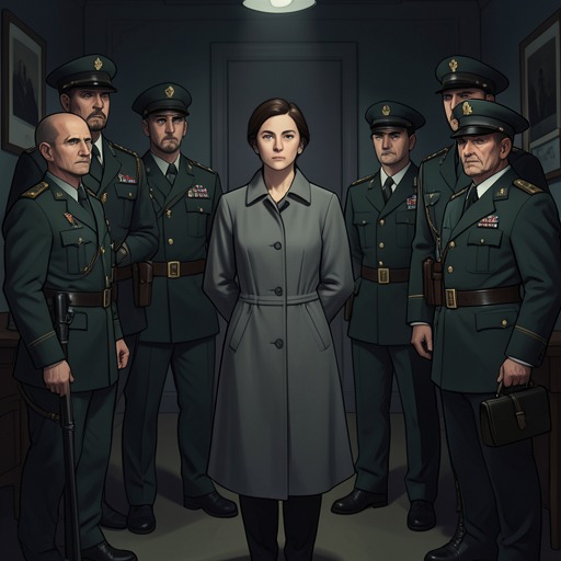 The Investigation’s Reconstruction from "Chanson douce". Nina Dorval tries to turn scattered testimonies and domestic evidence into an intelligible account of a crime whose emotional cause remains hidden.