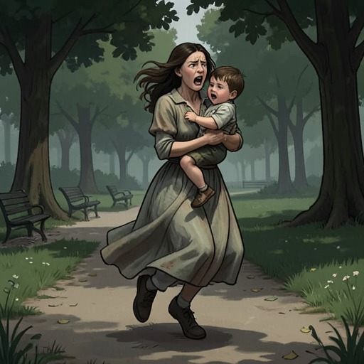 A Child’s Disappearance and Rescue from "Chanson douce". Mila’s brief disappearance at the amusement park exposes both Louise’s fear of losing the children and her coercive use of that fear.