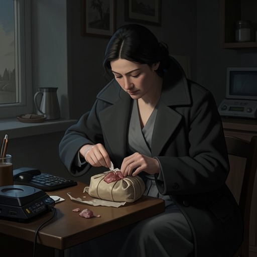 The Chicken Carcass Incident from "Chanson douce". A discarded meal becomes a charged symbol of scarcity, control, and Louise’s capacity to turn domestic thrift into a threat.