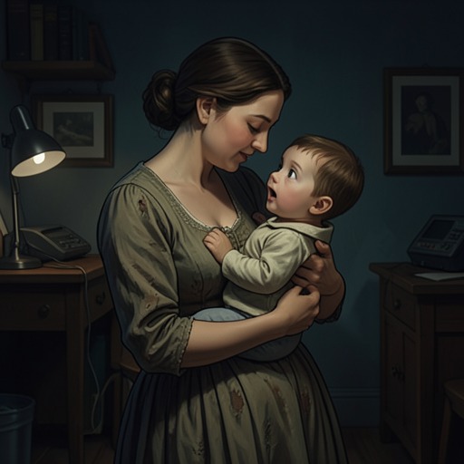 Louise and the Children from "Chanson douce". The children’s affection for Louise grows through caregiving and play, while her attachment turns increasingly coercive and frightening.