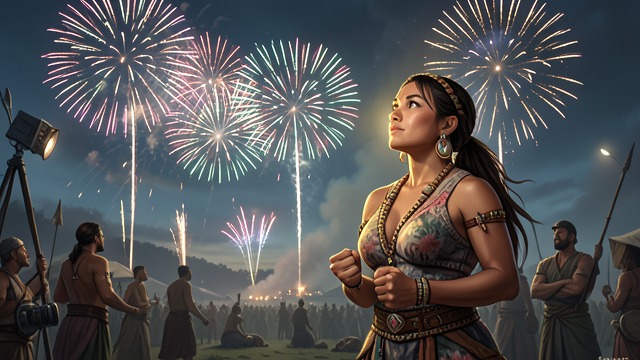 A Promise at the Fireworks from "Even If This Love Disappears From the World Tonight". A Promise Against Forgetting Maori's fear At the fireworks, Maori says she does not want the evening to disappear.