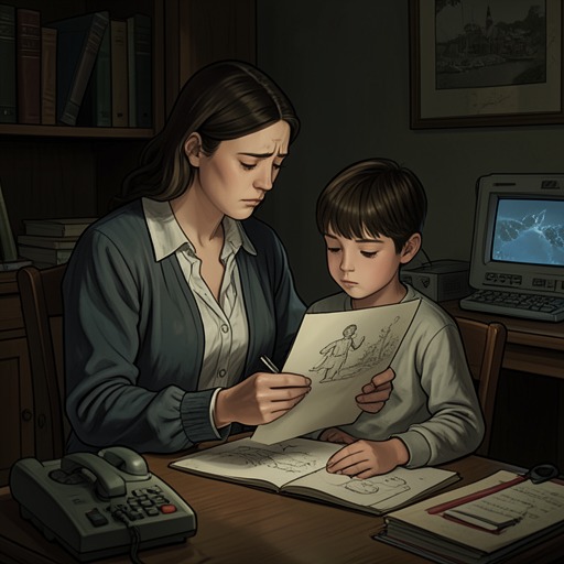 The Missing Boyfriend from "Even If This Love Disappears From the World Tonight". Tooru and Maori's relationship becomes an absent presence that Maori first loses, then chooses to approach through records, voice, and drawing.
