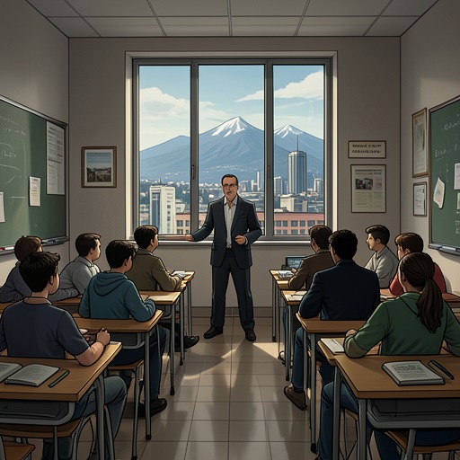 The School as a Temporary World from "Even If This Love Disappears From the World Tonight". School provides a shared structure for friendship and romance, but its routines also sharpen the contrast between Maori and her classmates.