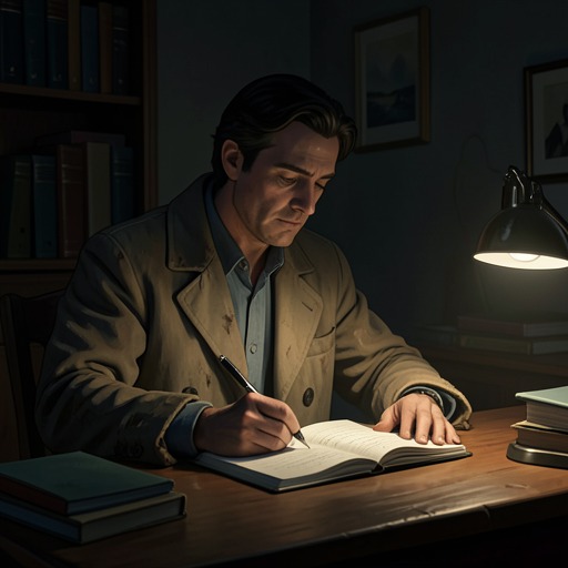 The Father’s Unsent Manuscripts from "Even If This Love Disappears From the World Tonight". Tooru's father confronts the difference between longing to write and taking the risk of submitting his work.