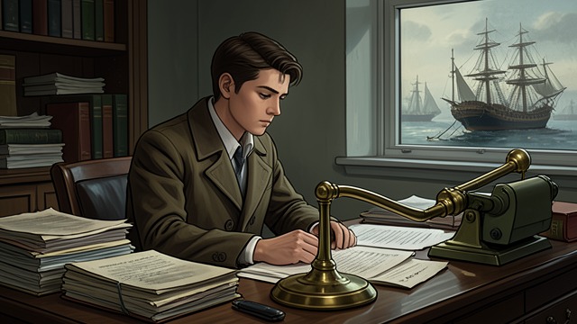 The Hopeful Clerk from "Great Expectations". The Hopeful Clerk An ambitious outlook Herbert works in a counting-house and imagines future investments, shipping ventures, and commercial success.