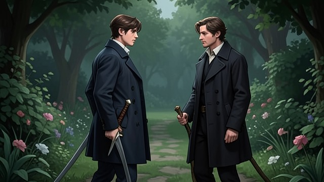 An Unequal First Meeting from "Great Expectations". An Unequal First Meeting A challenge accepted Herbert invites Pip to fight in the garden.