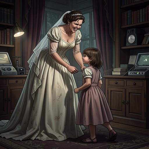Miss Havisham and Estella from "Great Expectations". The adoptive bond between Miss Havisham and Estella changes from apparent rescue to emotional control, confrontation, and remorse.