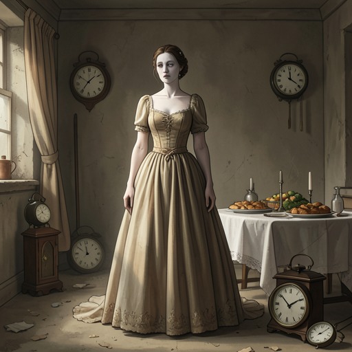 Miss Havisham’s Arrested Grief from "Great Expectations". Miss Havisham’s abandoned wedding becomes a monument to grief and revenge, then a setting for belated recognition of the damage she has caused.