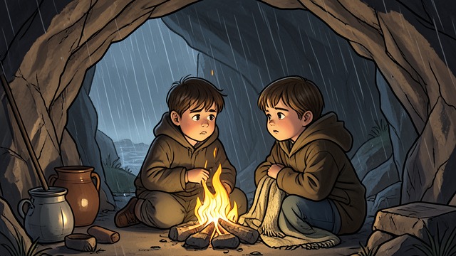 The Winter Limit from "Ronja, the Robber's Daughter". Freedom Under Pressure Changing Weather Rain, wind, and cold make the cave increasingly difficult to inhabit.
