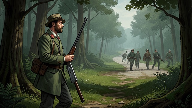 A Warning Returned from "Ronja, the Robber's Daughter". Rivalry Gives Way to Need Warning Borka reports an ambush by Sheriff’s men and warns Matt to keep his men out of the woods.