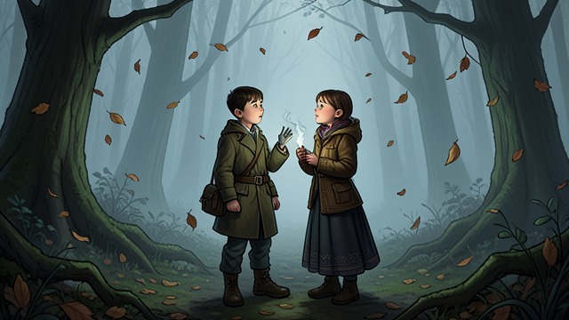 Autumn’s Signs from "Ronja, the Robber's Daughter". Change Becomes Visible Evidence Cooler air, yellow leaves, and mist over the river announce autumn.