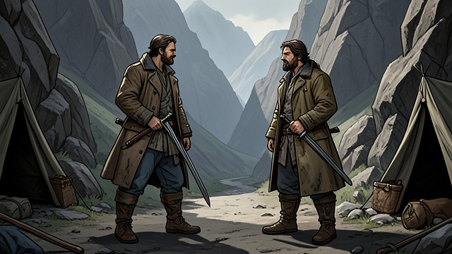 The Inherited Rivalry from "Ronja, the Robber's Daughter". A Conflict Passed Down Family History The Matt and Borka families have long treated one another as enemies.
