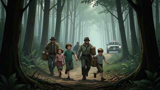 Driven from the Wood from "Ronja, the Robber's Daughter". A Chief on the Run Pressure Sheriff’s men make Borka’s Wood unsafe, forcing Borka to move his family and robbers.