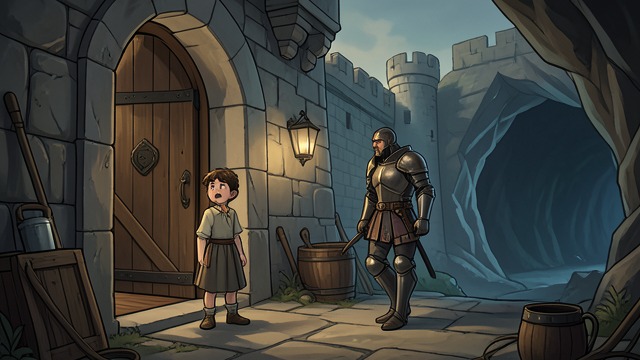 Accepting a Shared Home from "Ronja, the Robber's Daughter". Help Without Defeat Invitation Matt asks Ronia and Birk to return to the fortress, offering warmth without demanding that Birk be treated as an enemy.
