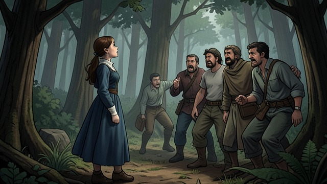 Victims Enter the Story from "Ronja, the Robber's Daughter". A Moral Question Explanation Ronia learns that the robbers take from other people without permission.